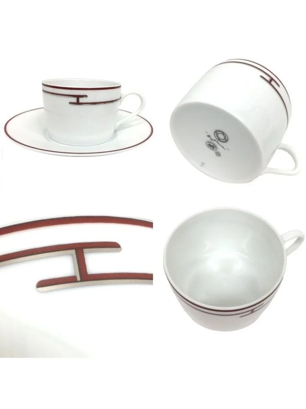 Hermes Rhythm Cup & Saucer C S Set Aq7671